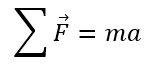 Newton's second law of motion