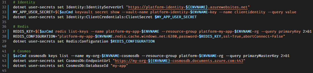 Code in editor illustration